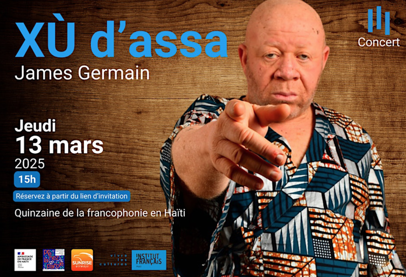 Le chanteur James Germain en concert en Haïti pour son nouvel album